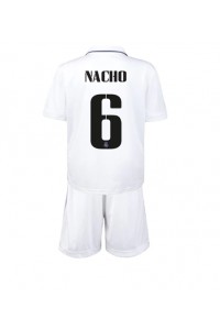 Real Madrid Nacho #6 Babytruitje Thuis tenue Kind 2022-23 Korte Mouw (+ Korte broeken)